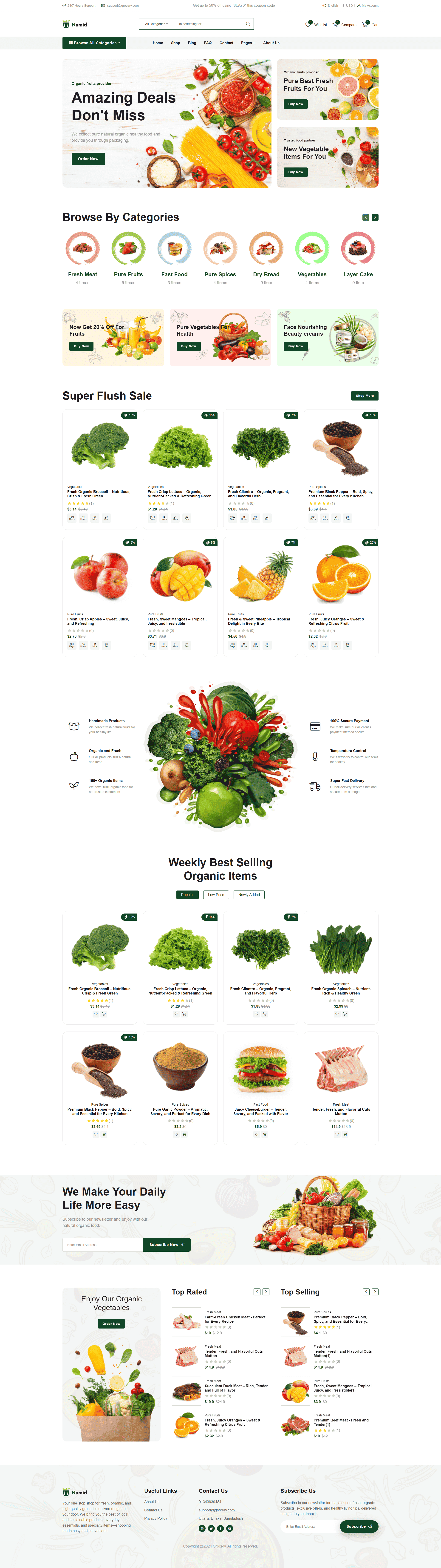 Grocery & Supermarket Theme